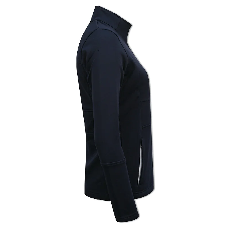 Sunderland Ladies Navy Thermal Fleece Showerproof Jacket