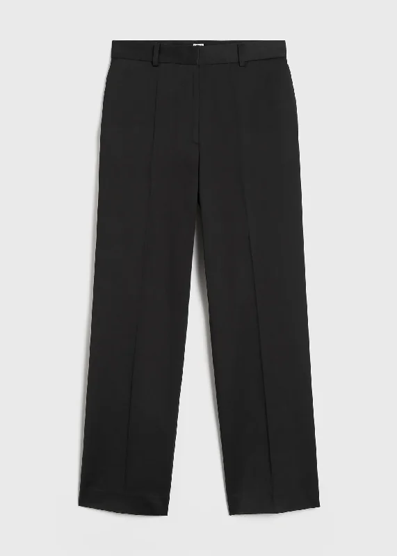 Straight Satin Trousers