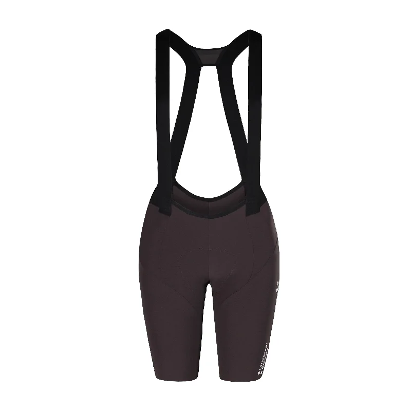 Universal Colours Women's Chroma Bib Short - Heavy Dark Brown