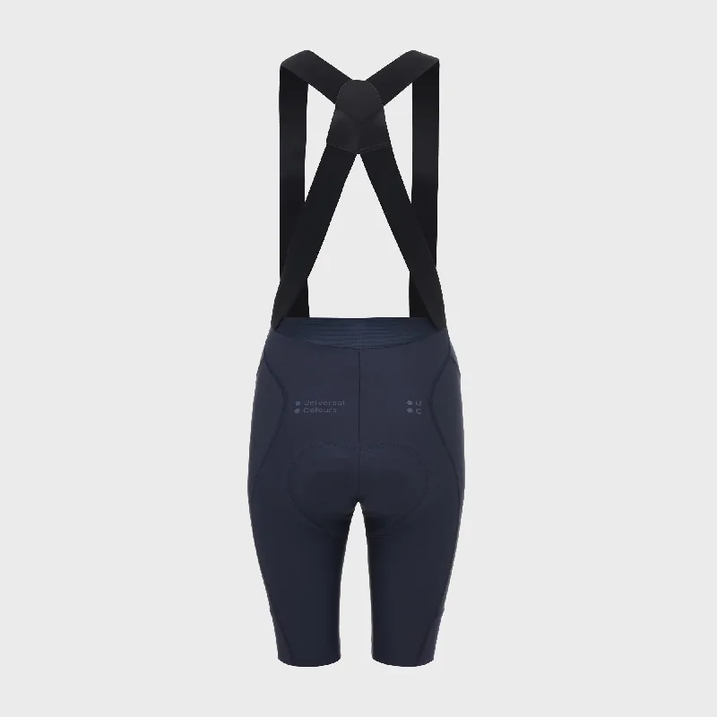 Universal Colours Women's Mono Bib Short - Navy Blue