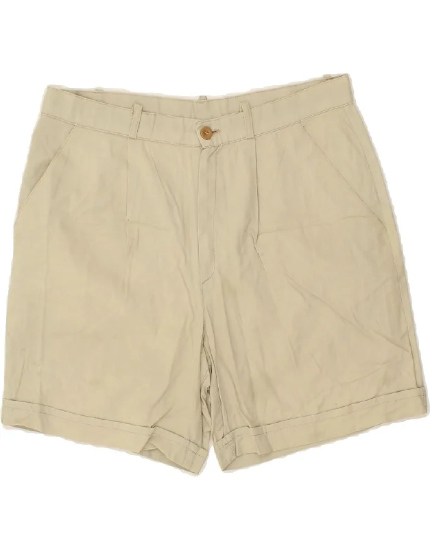 VINTAGE Womens Chino Shorts W32 Large Beige