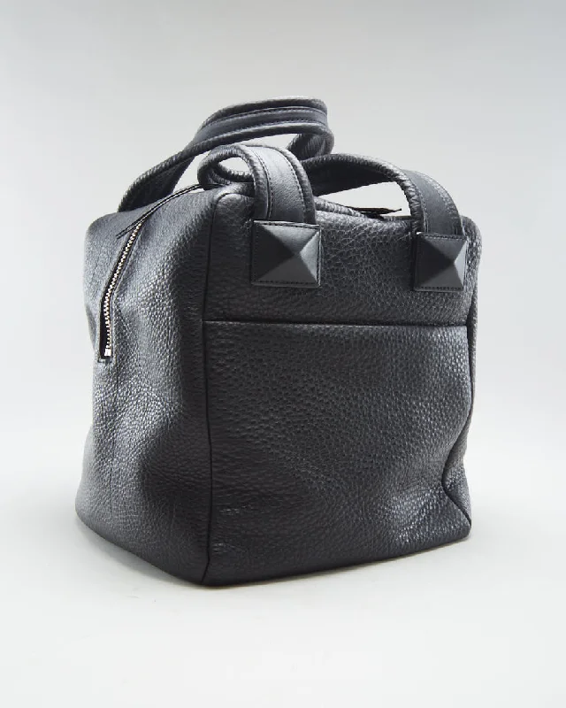 Mackage Black Pebbled Leather Handbag - O/S