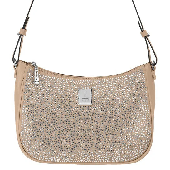 Vizzano 10040-1 Studded Shoulder Bag in Beige