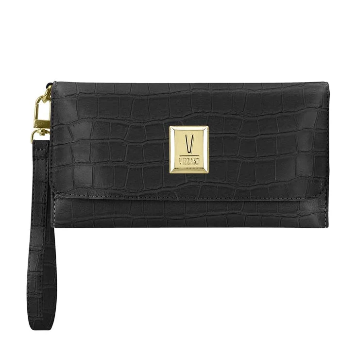 Vizzano 11001-1 Clutch in Black Croc