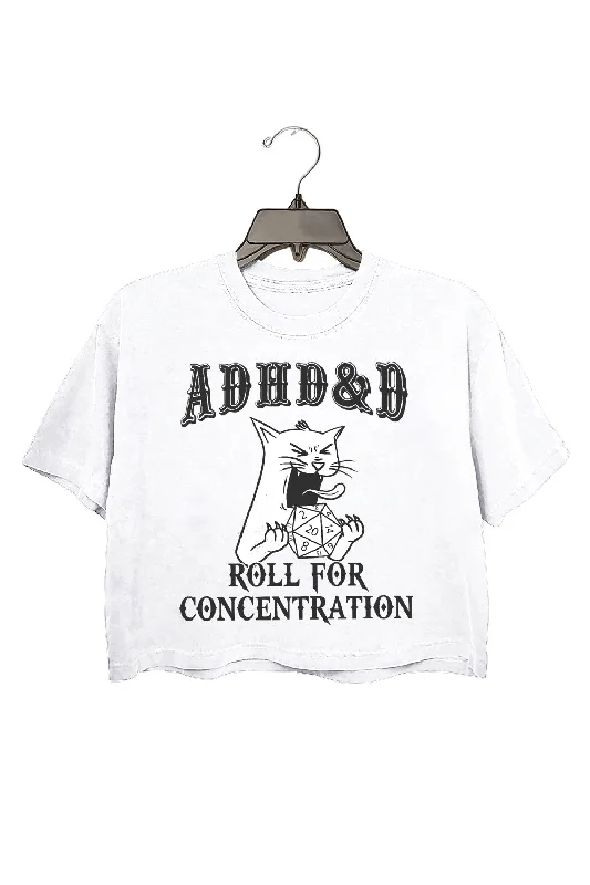 ADHD DnD Cat Tee For Women  irt