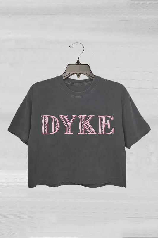 DYKE LGBT Crop Tee For Women