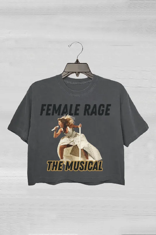 Female Rage: The Musical TTPD Tour Crop Tee For Women