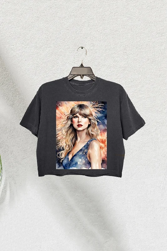 Glamorous Taylor Swift Crop Tee For Women