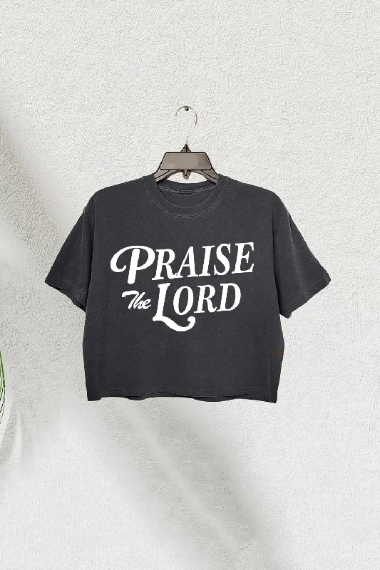 Let Every Breath Praise The Lord Crop Tee For Women