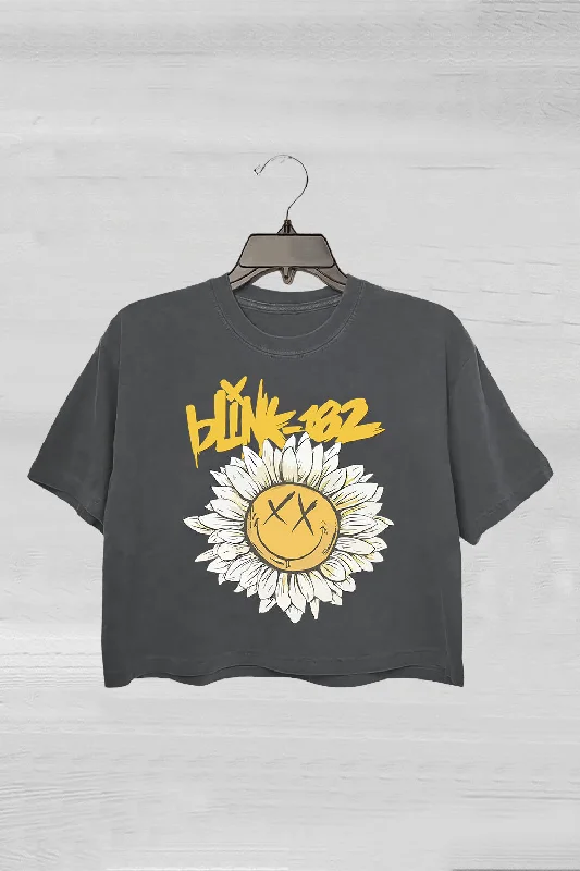 Vintage Blink 182 2003 Album Crop Tee For Women