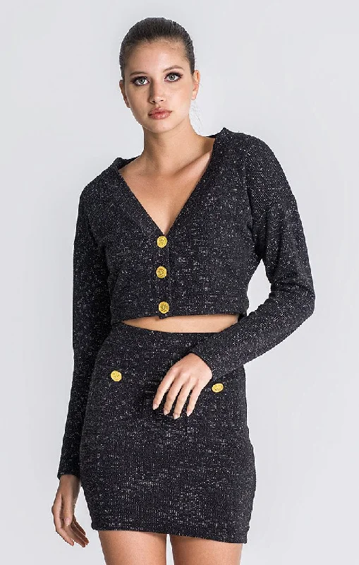 Black Constellation Cardigan