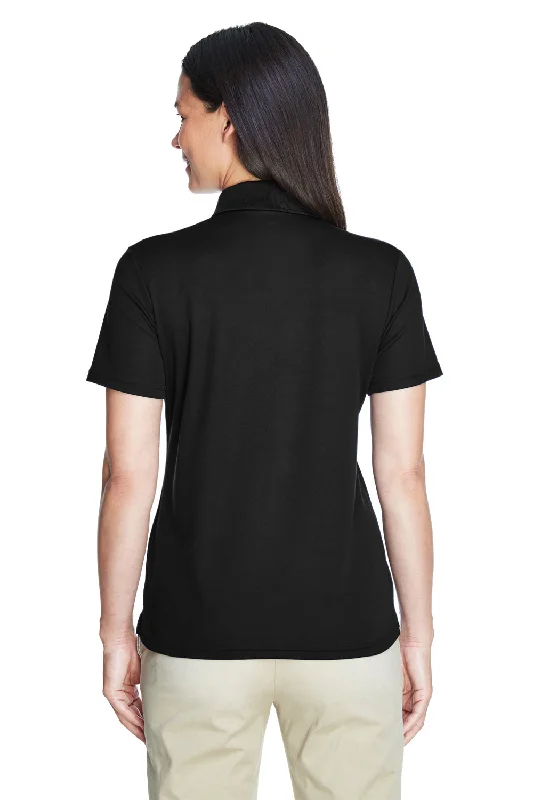 Core 365 Womens Origin Performance Moisture Wicking Short Sleeve Polo Shirt - Black