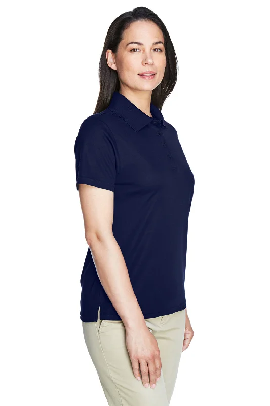 Core 365 Womens Origin Performance Moisture Wicking Short Sleeve Polo Shirt - Classic Navy Blue