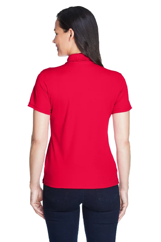 Core 365 Womens Origin Performance Moisture Wicking Short Sleeve Polo Shirt - Classic Red