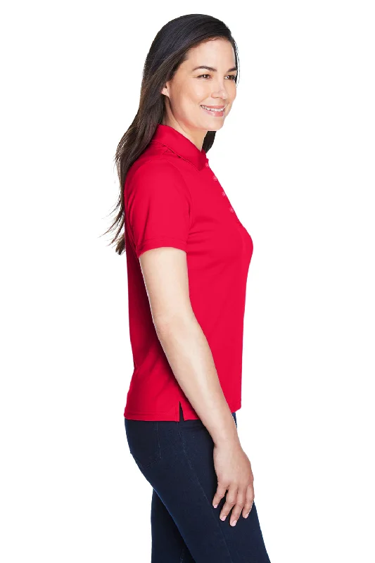 Core 365 Womens Origin Performance Moisture Wicking Short Sleeve Polo Shirt - Classic Red