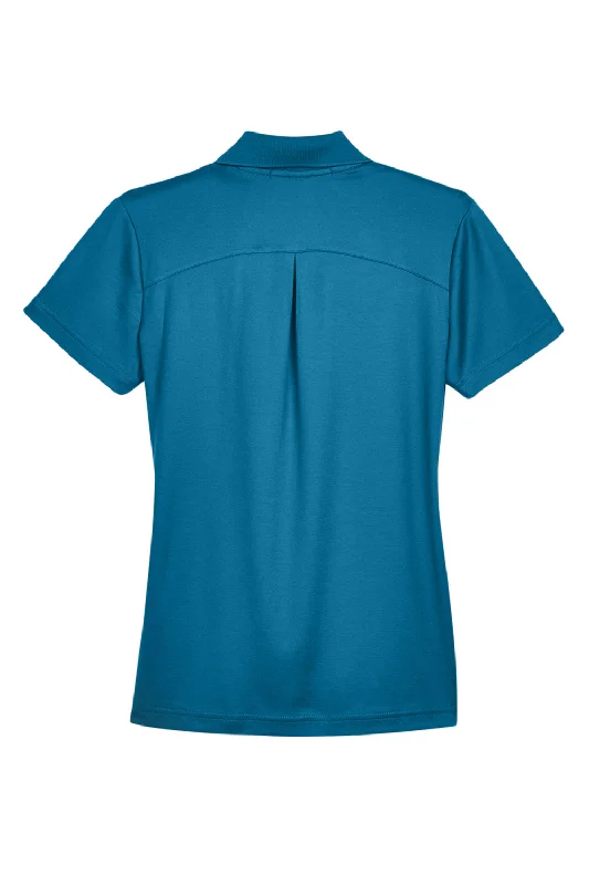 Devon & Jones Womens CrownLux Performance Moisture Wicking Short Sleeve Polo Shirt - Dark Teal Blue