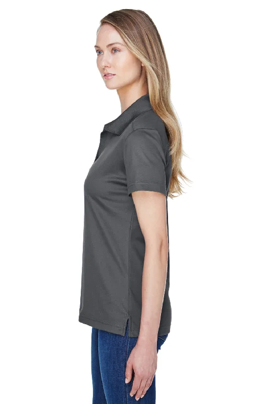 Devon & Jones Womens CrownLux Performance Moisture Wicking Short Sleeve Polo Shirt - Graphite Grey