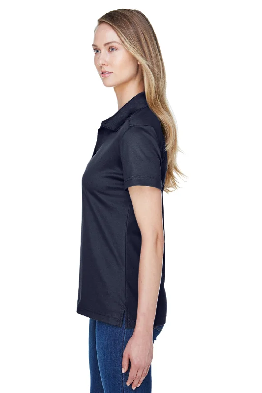 Devon & Jones Womens CrownLux Performance Moisture Wicking Short Sleeve Polo Shirt - Navy Blue