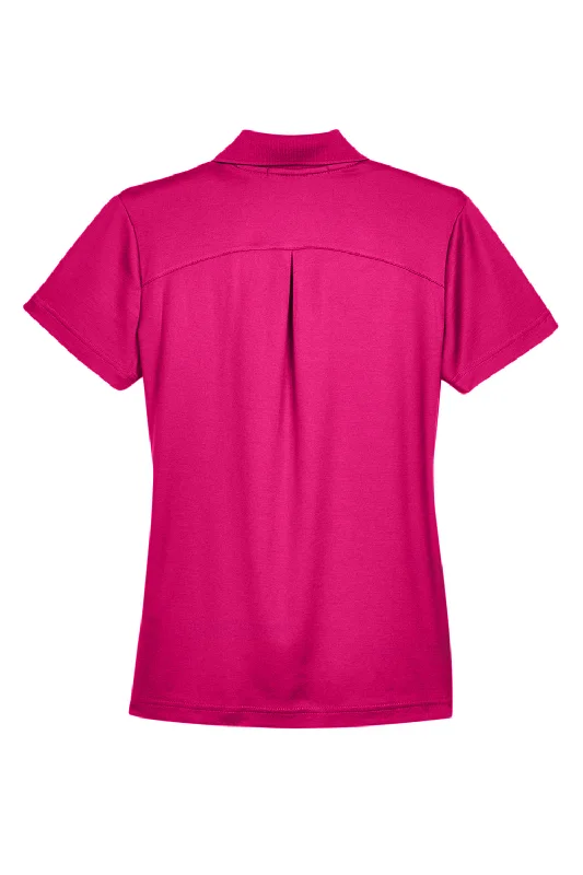 Devon & Jones Womens CrownLux Performance Moisture Wicking Short Sleeve Polo Shirt - Crown Raspberry Pink