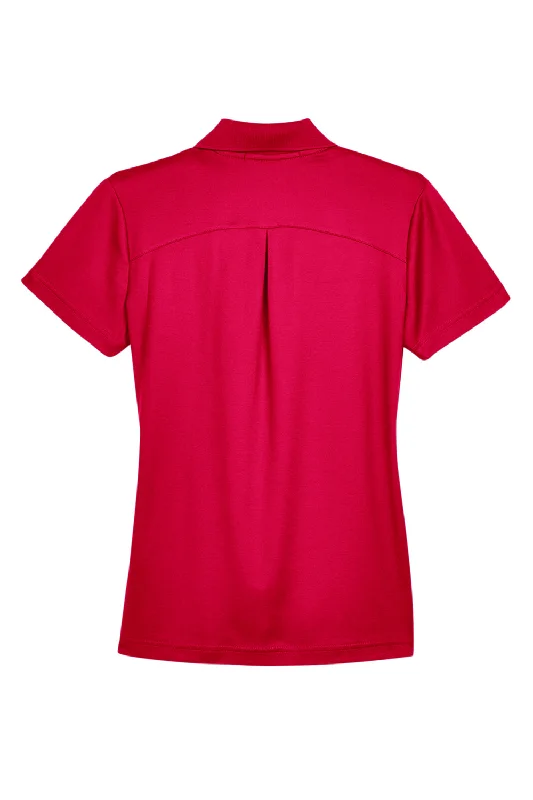 Devon & Jones Womens CrownLux Performance Moisture Wicking Short Sleeve Polo Shirt - Red