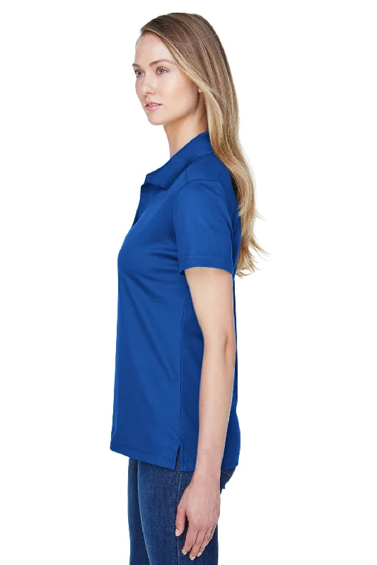 Devon & Jones Womens CrownLux Performance Moisture Wicking Short Sleeve Polo Shirt - True Royal Blue