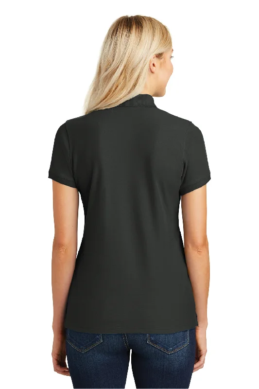 Port Authority Womens Core Classic Short Sleeve Polo Shirt - Deep Black