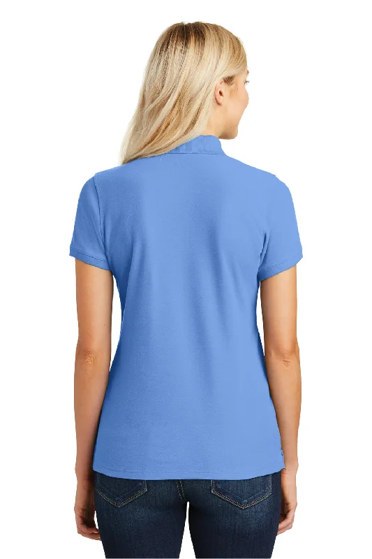 Port Authority Womens Core Classic Short Sleeve Polo Shirt - Carolina Blue