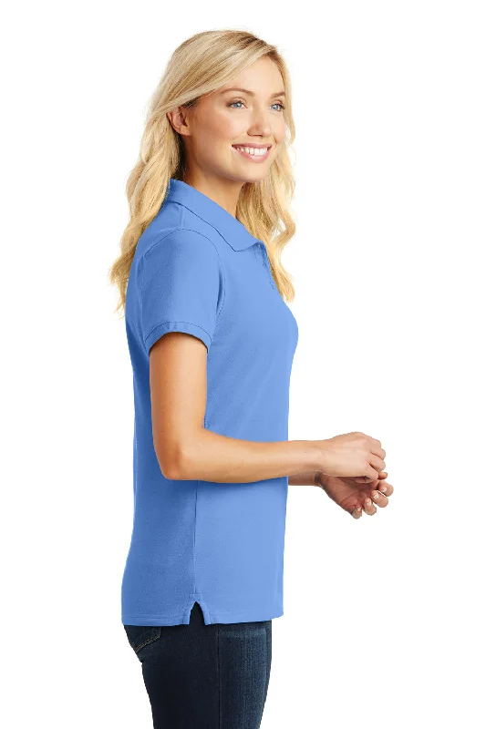 Port Authority Womens Core Classic Short Sleeve Polo Shirt - Carolina Blue