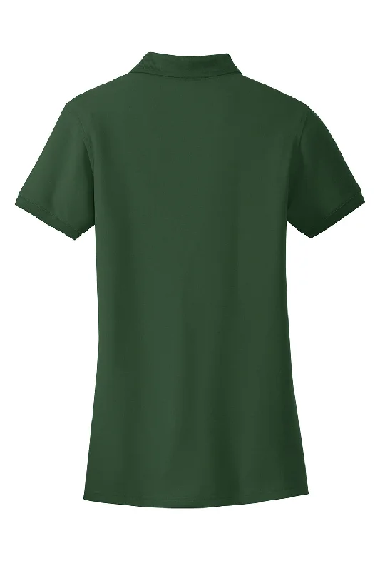 Port Authority Womens Core Classic Short Sleeve Polo Shirt - Deep Forest Green