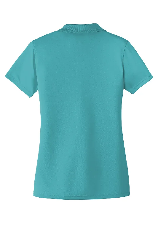 Port Authority Womens Dry Zone Moisture Wicking Short Sleeve Polo Shirt - Aquamarine