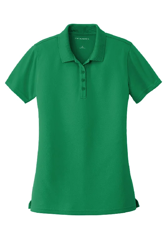 Port Authority Womens Dry Zone Moisture Wicking Short Sleeve Polo Shirt - Bright Kelly Green