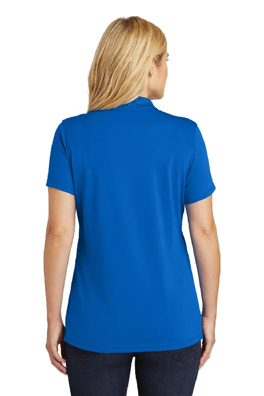 Port Authority Womens Dry Zone Moisture Wicking Short Sleeve Polo Shirt - True Royal Blue