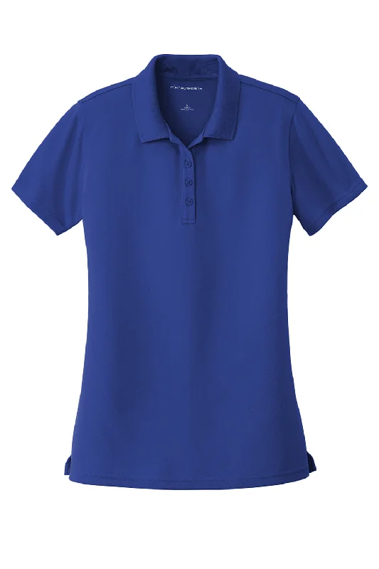 Port Authority Womens Dry Zone Moisture Wicking Short Sleeve Polo Shirt - True Royal Blue