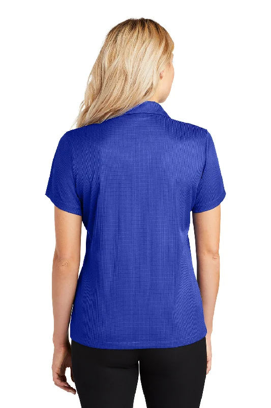 Port Authority Womens Performance Moisture Wicking Short Sleeve Polo Shirt - Hyper Blue