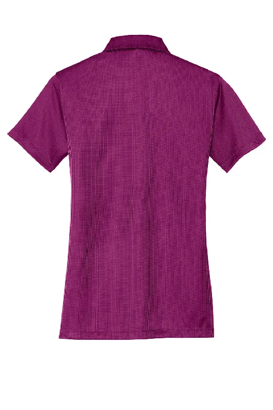 Port Authority Womens Performance Moisture Wicking Short Sleeve Polo Shirt - Violet Purple