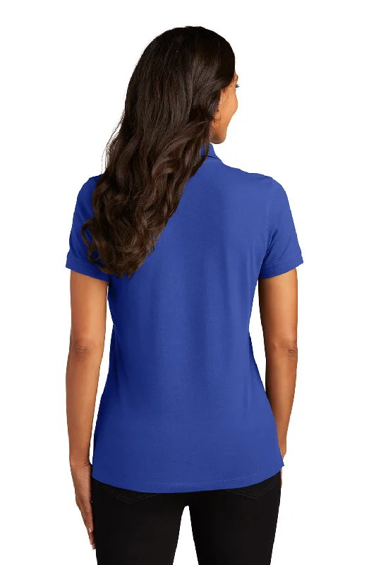 Port Authority Womens Wrinkle Resistant Short Sleeve Polo Shirt - True Royal Blue