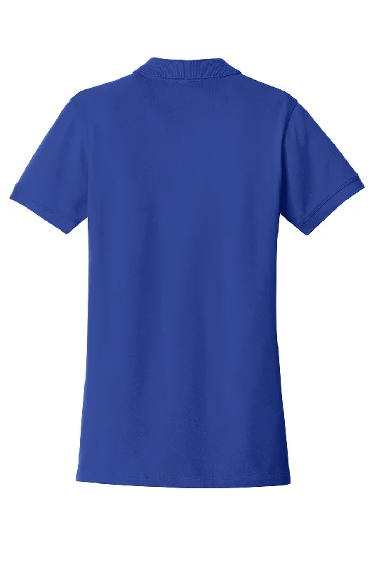 Port Authority Womens Wrinkle Resistant Short Sleeve Polo Shirt - True Royal Blue