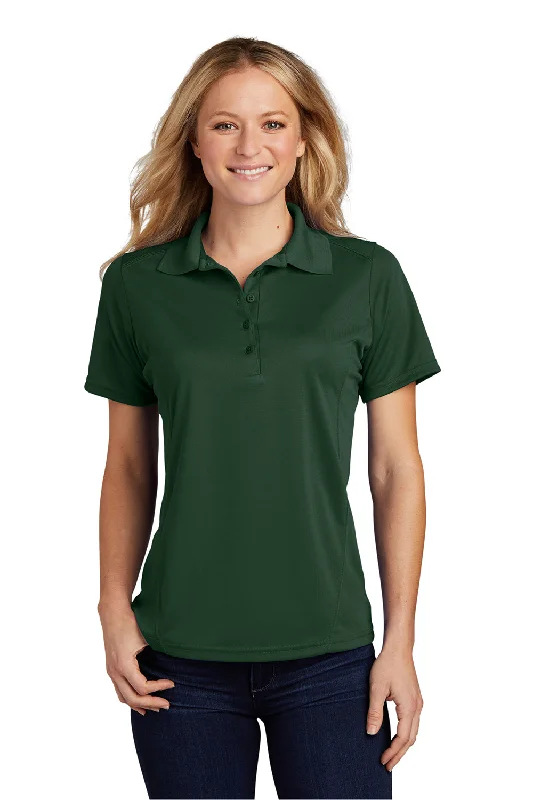 Sport-Tek Womens Dry Zone Moisture Wicking Short Sleeve Polo Shirt - Forest Green