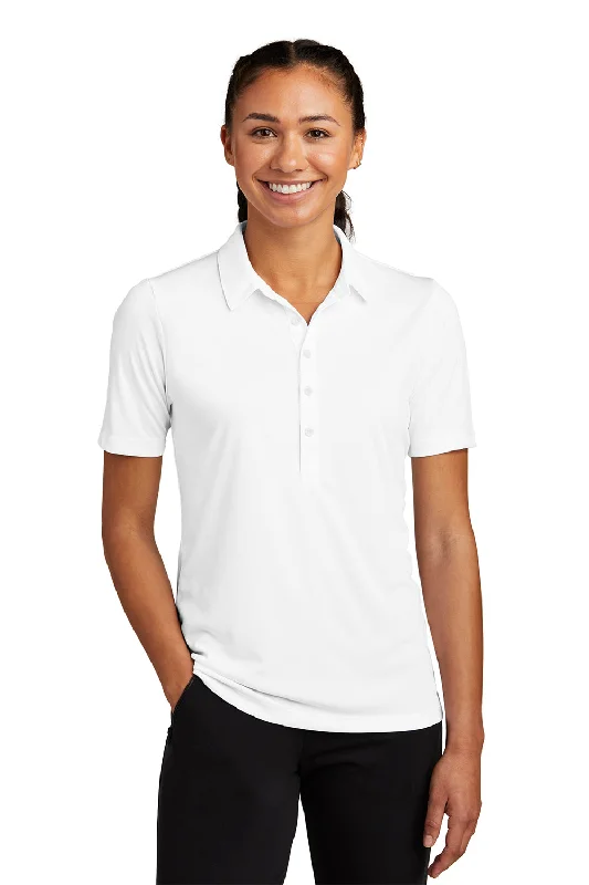 Sport-Tek Womens Moisture Wicking Short Sleeve Polo Shirt - White