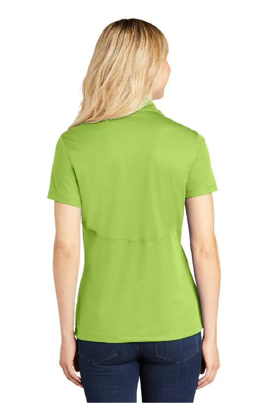 Sport-Tek Womens Sport-Wick Moisture Wicking Short Sleeve Polo Shirt - Lime Shock Green