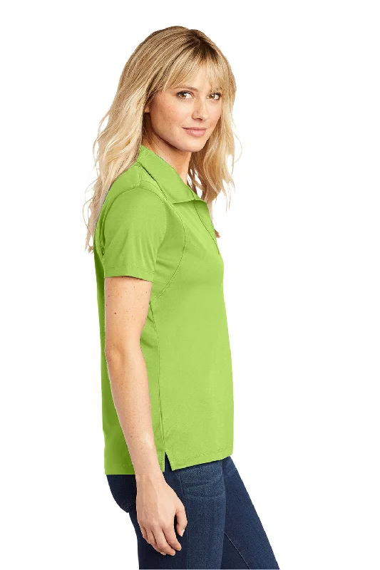 Sport-Tek Womens Sport-Wick Moisture Wicking Short Sleeve Polo Shirt - Lime Shock Green