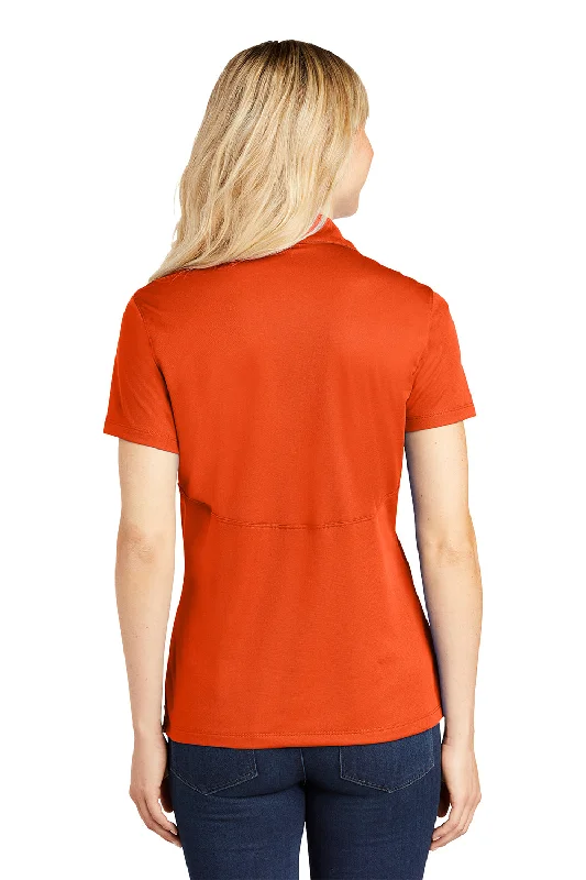 Sport-Tek Womens Sport-Wick Moisture Wicking Short Sleeve Polo Shirt - Deep Orange