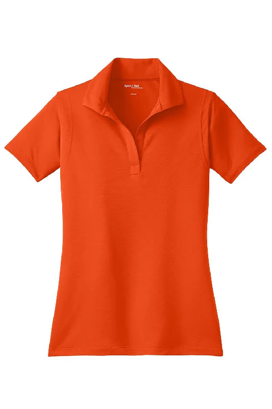 Sport-Tek Womens Sport-Wick Moisture Wicking Short Sleeve Polo Shirt - Deep Orange