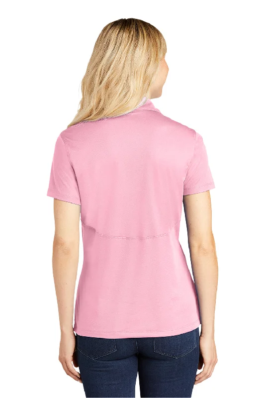 Sport-Tek Womens Sport-Wick Moisture Wicking Short Sleeve Polo Shirt - Light Pink