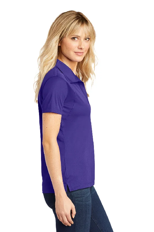 Sport-Tek Womens Sport-Wick Moisture Wicking Short Sleeve Polo Shirt - Purple