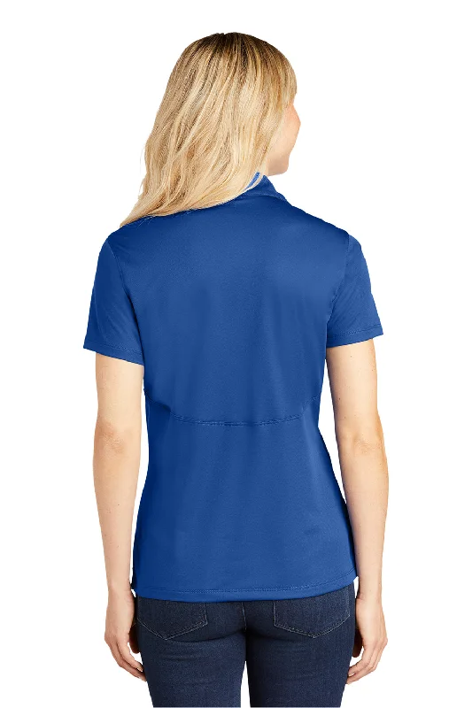 Sport-Tek Womens Sport-Wick Moisture Wicking Short Sleeve Polo Shirt - True Royal Blue