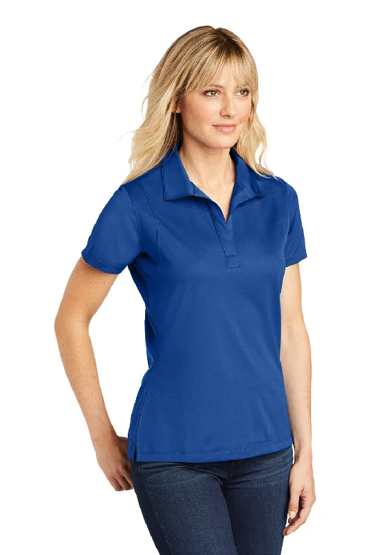 Sport-Tek Womens Sport-Wick Moisture Wicking Short Sleeve Polo Shirt - True Royal Blue