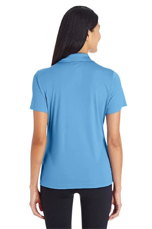 Team 365 Womens Zone Performance Moisture Wicking Short Sleeve Polo Shirt - Light Blue