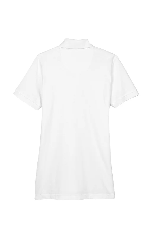 UltraClub Womens Classic Short Sleeve Polo Shirt - White