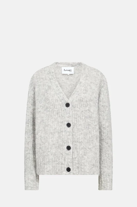 Inora Cardigan Light Grey Melange